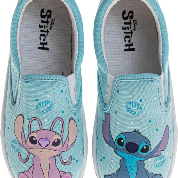 Lilo and Stitch Canvas Lowtop Sneakers Slipon Cushioned Lightweight Kids Adults - Picture 1 of 7